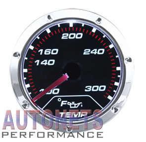 Chrome electric 2" water temperature gauge hot rat rod universal fit