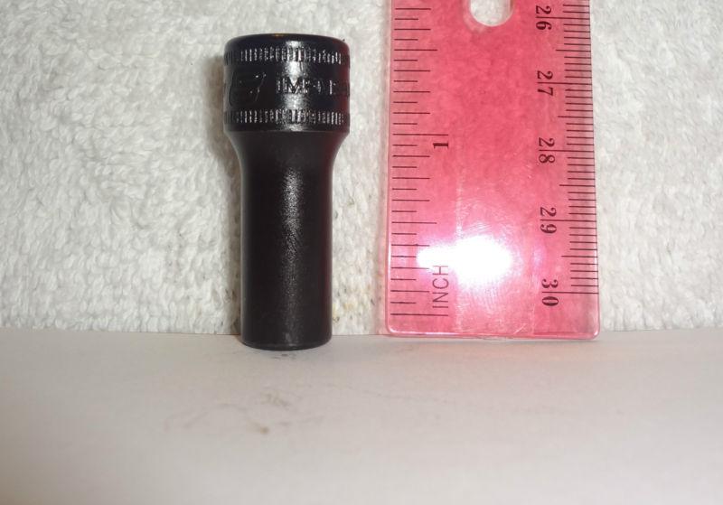 Snapon socket 8mm metric impact 6 points 3/8 drive semi deep imfms8a new