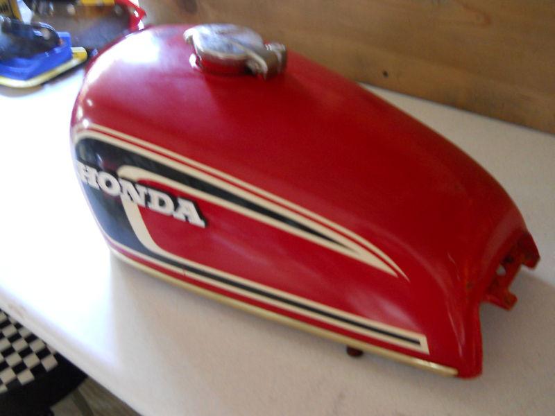 Vintage red honda cb 350,450,500, 550,750 gas tank cafe bobber chopper rat 