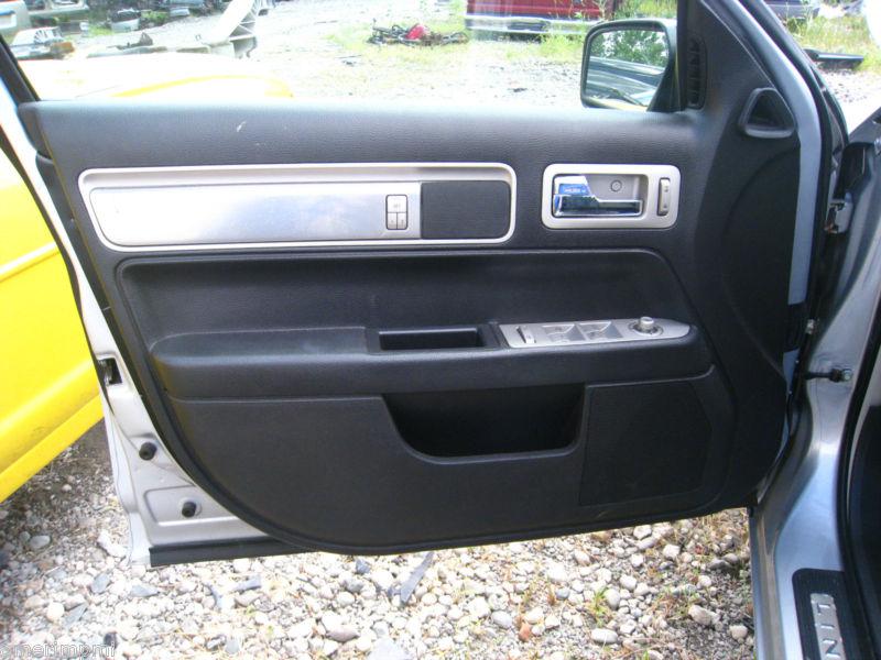06 lincoln zephyr mkz driver lh door panel skin trim cover black