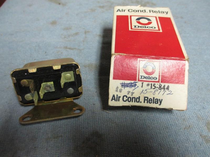 1960-1970's era delco blower motor relay 15-844 chevrolet chevelle impala nos gm