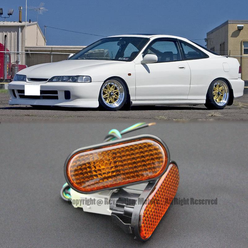 94-01 honda acura integra dc2 turn amber emergency signal side marker 2dr 4dr