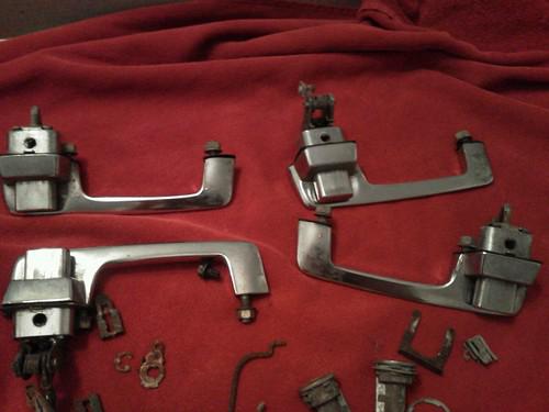 Original chrome door handles plymouth 1966 four door used on many cars