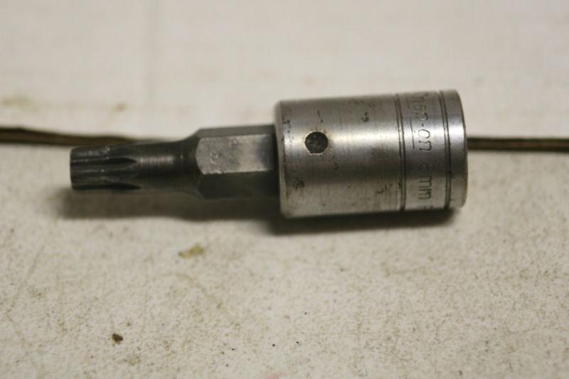 Snap on ftsm8a 3/8 inch drive 8mm 12 point triple square bit