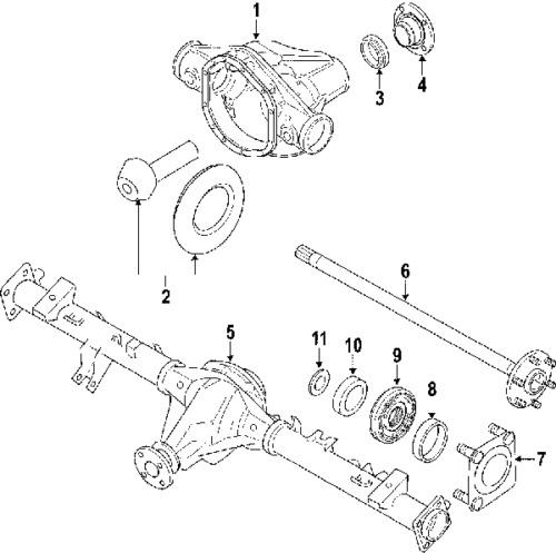 Nissan 430827s210 genuine oem factory original bearing retainer