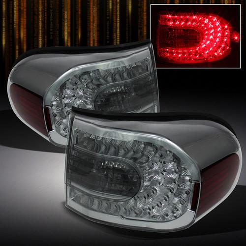 Smoked 07-11 toyota fj cruiser full led tail lights lamps pair left+right