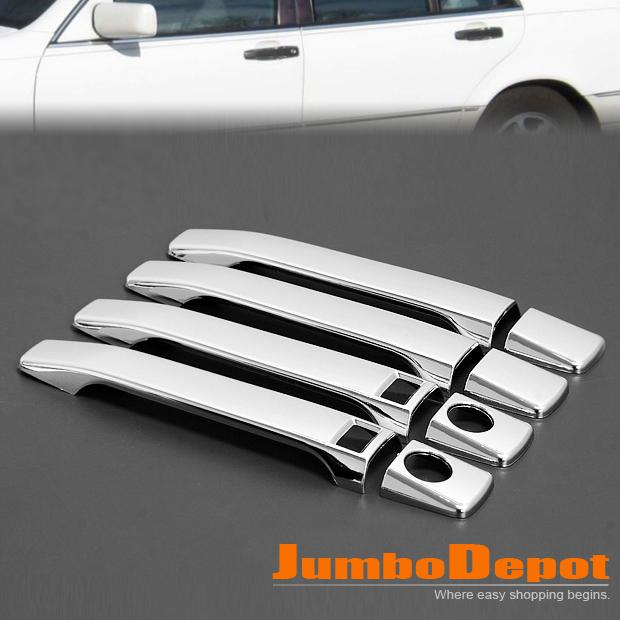 Mirror chrome door handle cover set for 91-99 mercedes-benz w140 s420 s500 s600