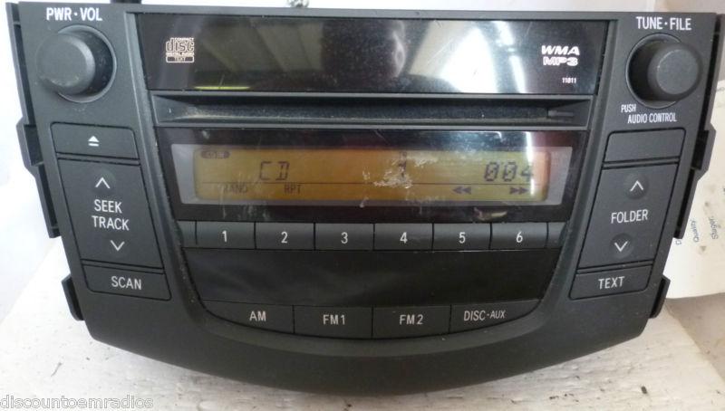 06-11 toyota rav4 radio cd mp3 player 86120-42160 11811 *