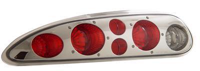 Anzo euro-style taillights red/clear lens chrome housing 1993-2002 chevy camaro