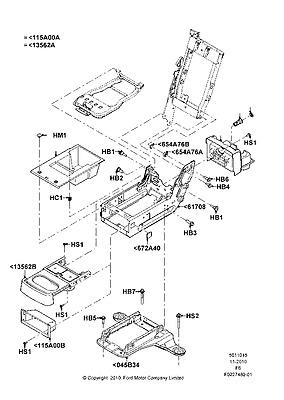 Bl3z1813562ab holder cup 11 f150