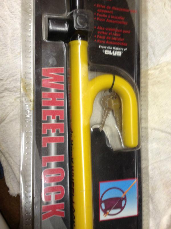 Streering wheel lock bar  new in package 