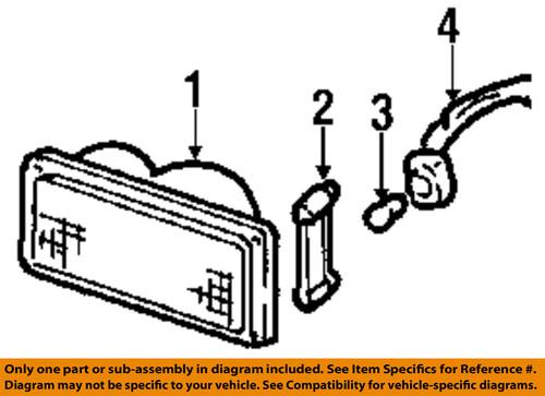 Gm oem 5976837 park lamp