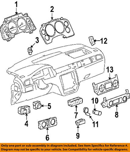 Gm oem 25858705 switch, headlight/headlight switch