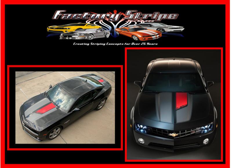 Ss racing stripes chevy camaro 2010-2013 45th anniversay decals 3m vinyl