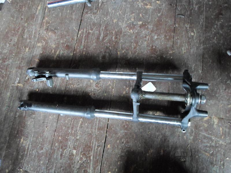 1992 yamaha xv750 virago forks with upper lower triple clamps 