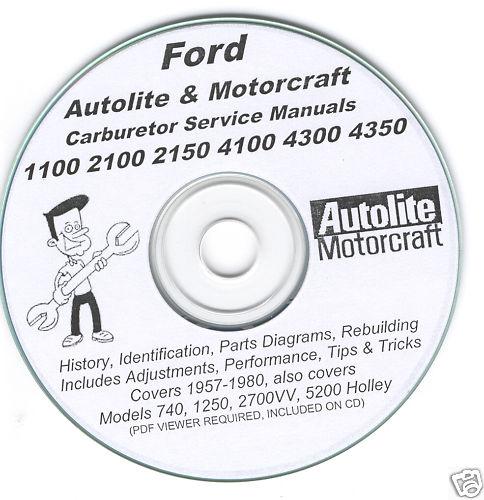 Ford autolite motorcraft 740 1100 2100 2700vv 4100 4300