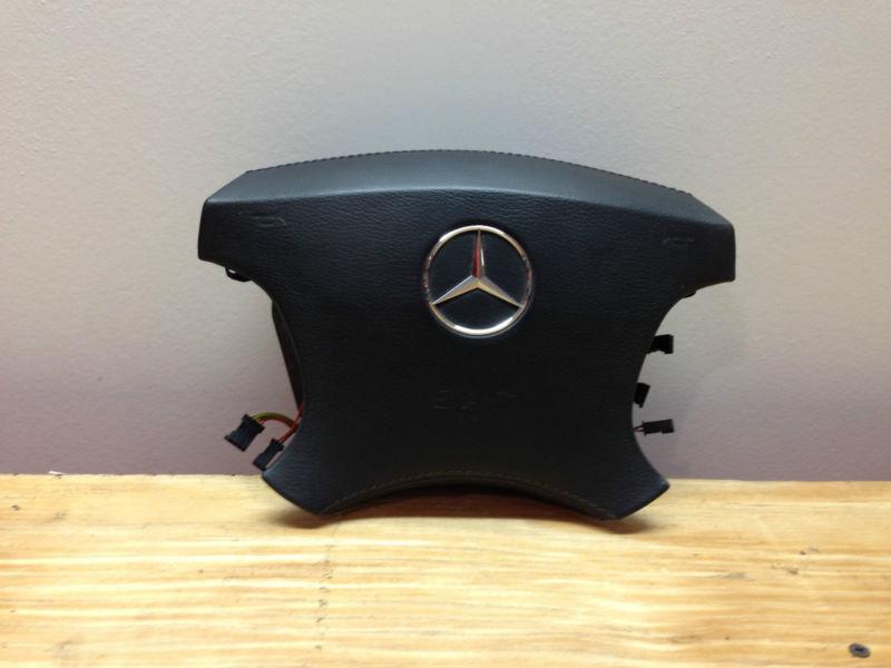 03 04 05 06 mercedes s430 steering wheel leather  air bag black 22046025989c29