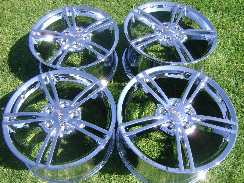 18"/19" new oem corvette chrome wheels/rims 