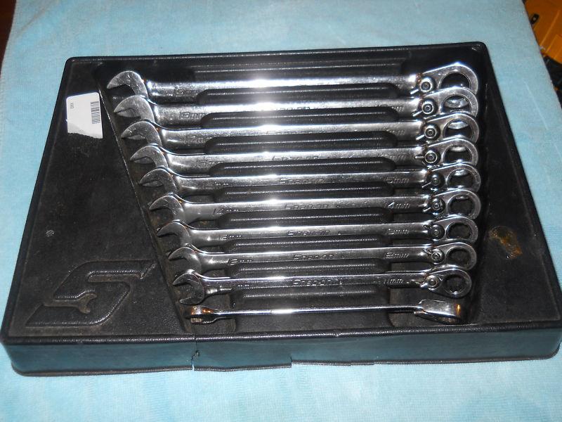  nice in rack snap on soexrm710 10-pc metric ratcheting wrench set msrp $385.00