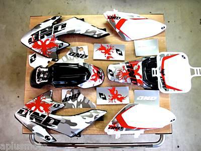 Pit bike honda crf 50 graphics plastics one industries 