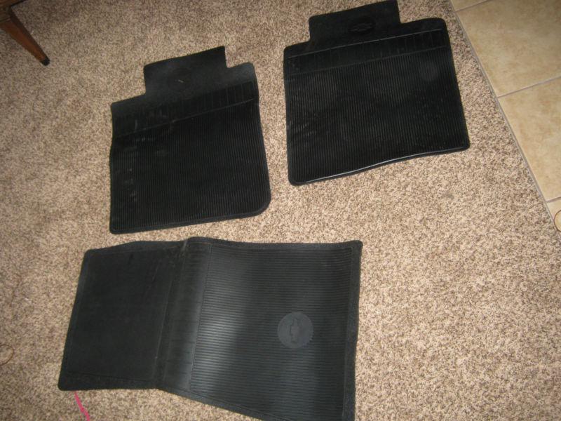 67 68 69 camaro black bowtie floor mats