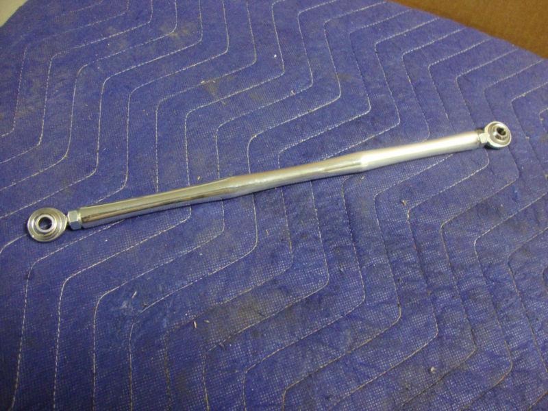 Big dog polished billet shift rod with ends 18 3/8" adjustable bdm custom aih