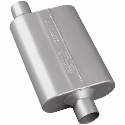 Flowmaster muffler american thunder 40 series 2 1/4" inlet/2 1/4" outlet steel