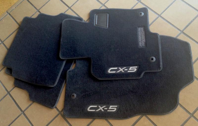 Oem mazda cx-5 car mat complete 4 pc set, new