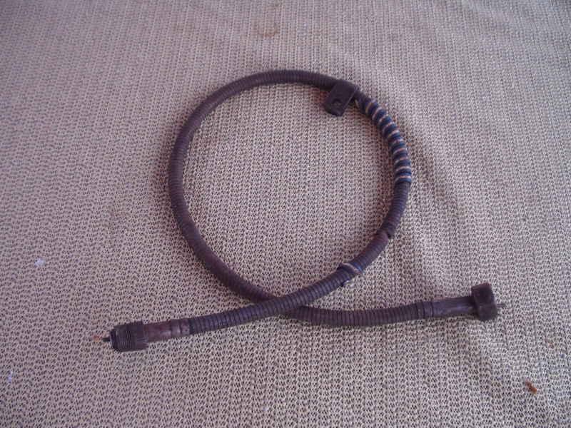 1940s - 50s  harley davidson  speedo cable  . knuckle head, pan head, side valve