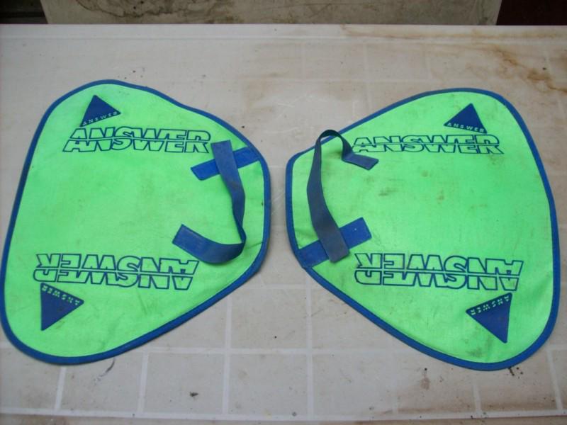 Vintage answer hand guards mud shields kawasaki ahrma kx125 kx250 kx420 kx 250 