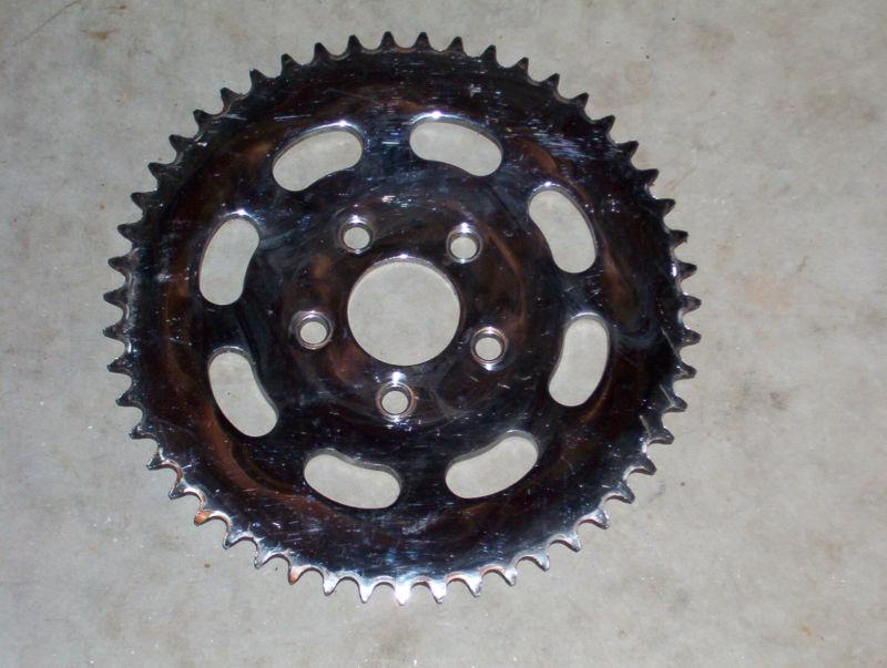 Harley davidson 51 tooth chrome plated rear sprocket  flh 12oo - price lowered