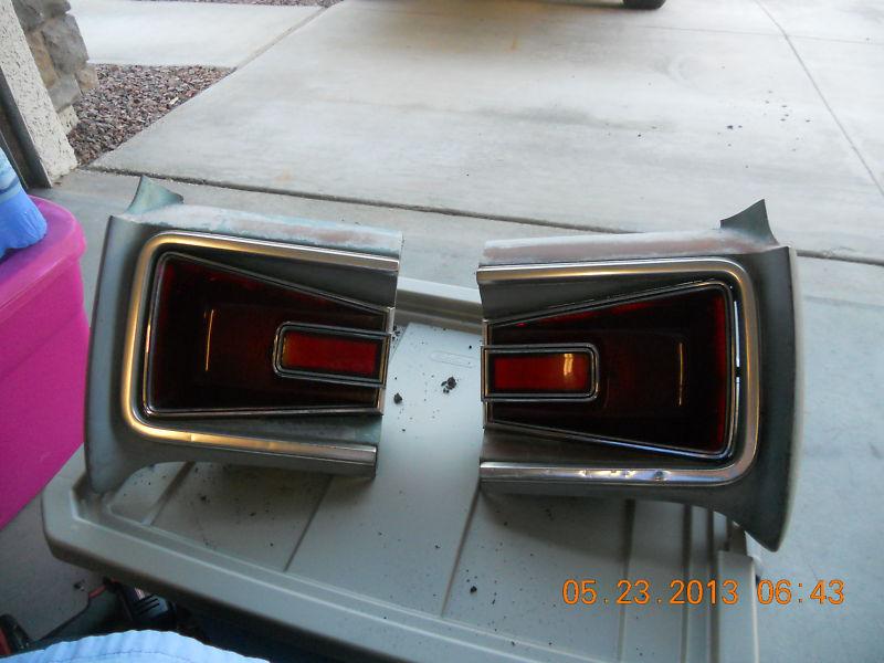 1966 dodge coronet rear taillights & fender extensions , very good quality