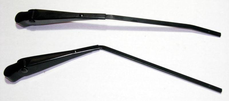 Triumph tr6 black wiper arm set 1973-1976 - new