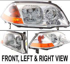 Clear lens new head lamp right hand halogen rh passenger side car 33101s3va01