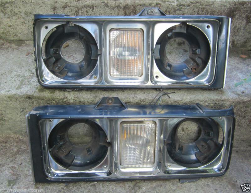 1973 cadillac fleetwood sedan de ville headlight bezel housings broughham hearse