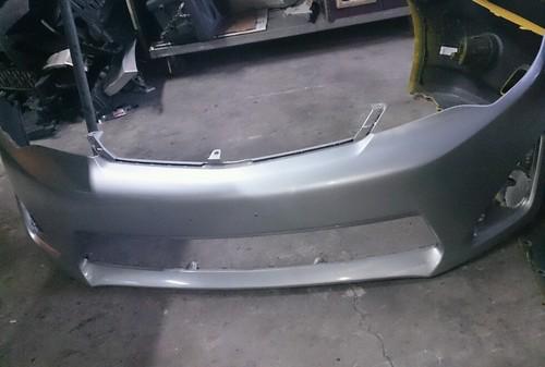 2012-2013 toyota camry front bumper silver