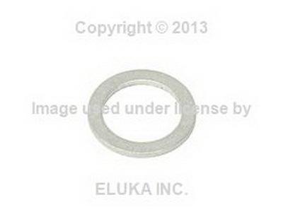 4 x bmw genuine gasket ring washer - cylinder head vanos unit oil pipe line bolt