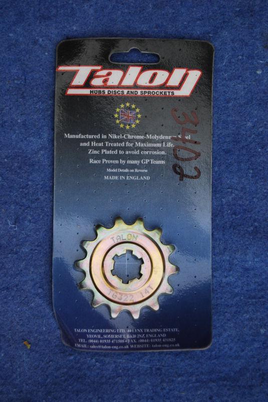 Talon front sprocket fits kawasaki kx60 kx65 kx80 kx100 and suzuki rm65     14t