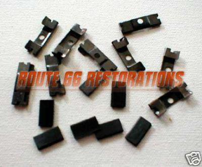 1985 / 1993 porsche 928 17 piece windshield clip set  85 86 87 88 89 90 91 92 93