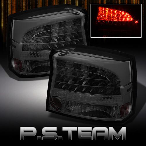 2009-2010 dodge charger sxt srt-8 se r/t v8 all smoked led tail lights lamps