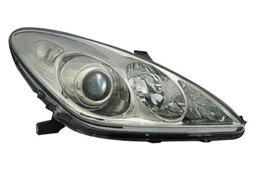 Replace lx2503126 - 2005 lexus es front rh headlight lens housing hid