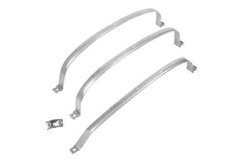 Replace tnkst202 - volkswagen golf fuel tank strap plated steel factory oe style