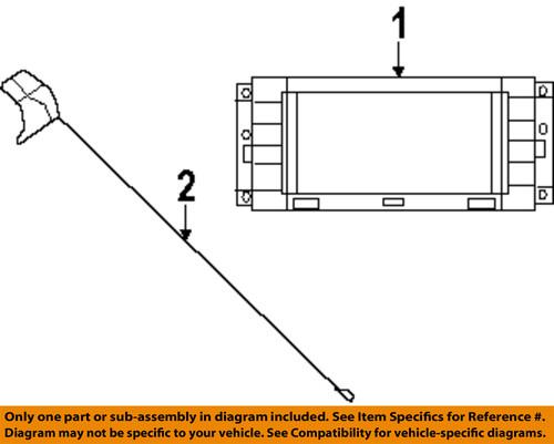 Mopar oem 5064186aa navigation system-gps antenna