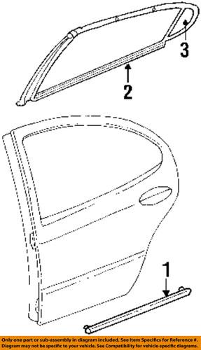 Chrysler oem 4805685ah exterior-rear-window molding