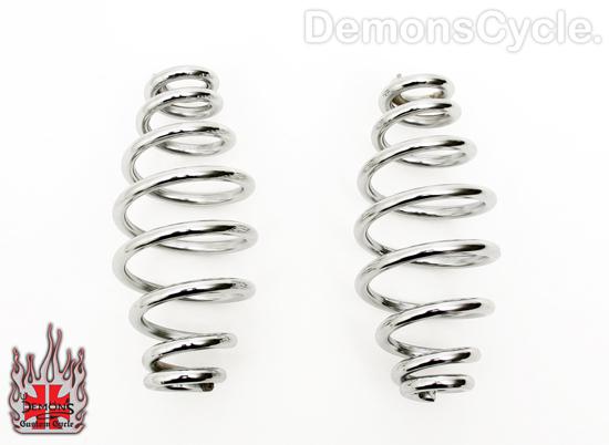 New 5" chrome springs coils for solo bobber harley seat