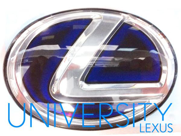 New oem original 2008-2011 lexus gs450h rear emblem badge hybrid blue "l"