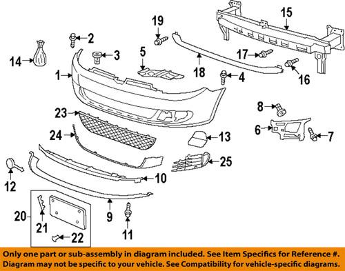 Volkswagen oem 5k0853666c9b9 grille-outer grille