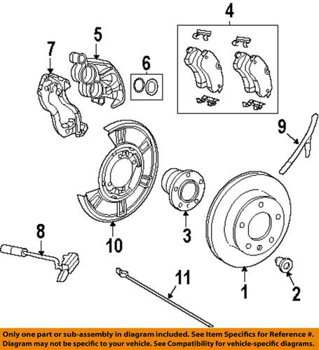 Dodge oem 68013766aa brake backing plate-backing plate