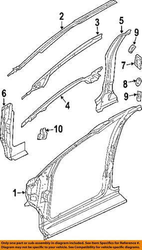 Mopar oem 4894095ab pillars, rocker & floor-stabilizer assembly