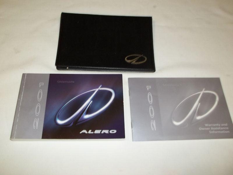 2001 oldsmobile alero owner manual 3/pc.set & black alero factory case.free s/h